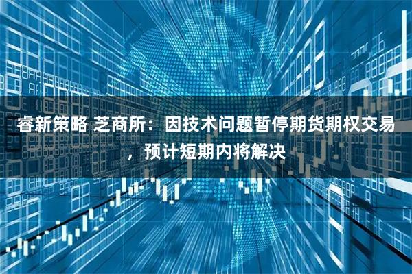 睿新策略 芝商所：因技术问题暂停期货期权交易，预计短期内将解决