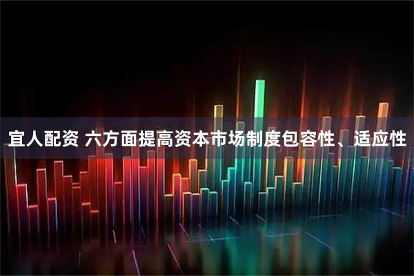宜人配资 六方面提高资本市场制度包容性、适应性