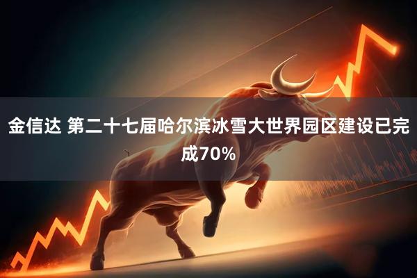 金信达 第二十七届哈尔滨冰雪大世界园区建设已完成70%